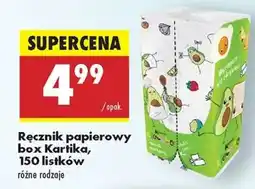 Biedronka Ręcznik papierowy box Kartika, 150 listków oferta