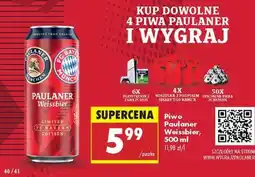 Biedronka Piwo Paulaner Weissbier, 500 ml oferta