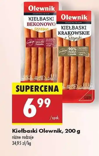 Biedronka Kiełbaski Olewnik, 200 g oferta