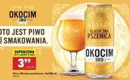Biedronka Piwo Okocim pszeniczne, 4x500 ml oferta