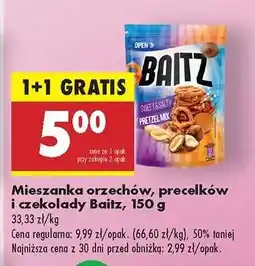 Biedronka Mieszanka orzechów, precelków i czekolady Baitz, 150 g oferta