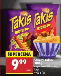 Biedronka Chipsy Takis, 100 g oferta