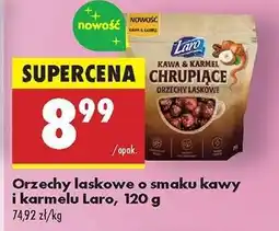 Biedronka Orzechy laskowe o smaku kawy i karmelu Laro, 120 g oferta