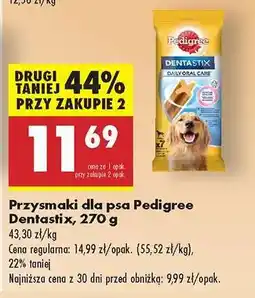 Biedronka Przysmaki dla psa Pedigree Dentastix, 270 g oferta