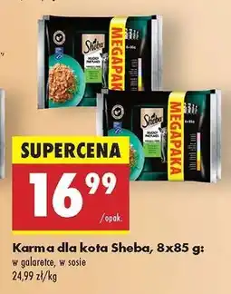 Biedronka Karma dla kota Sheba, 8x85 g oferta