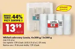 Biedronka Wkład zalewany Lumia, 4x200 g/3x260 g oferta