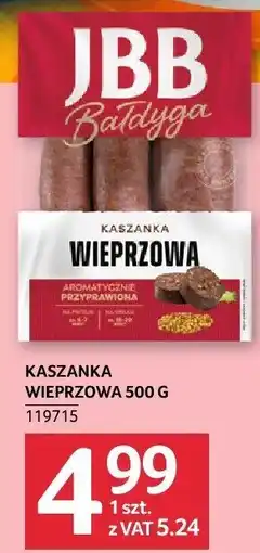 Selgros Kaszanka wieprzowa JBB oferta