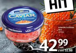 Selgros Kawior z łososia Aakerman oferta