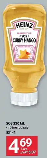 Selgros Sos curry mango Heinz oferta