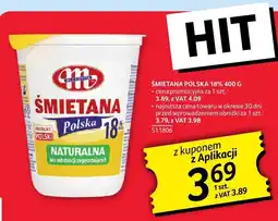 Selgros Śmietana polska 18% Mlekovita oferta