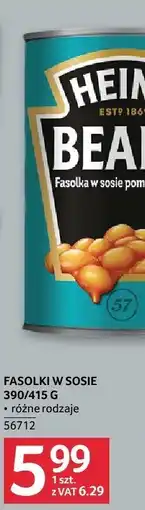 Selgros Fasolka w sosie pomidorowym Heinz oferta