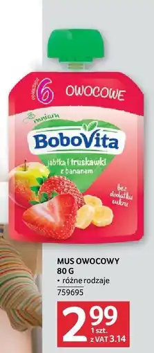 Selgros Mus owocowy Bobovita oferta