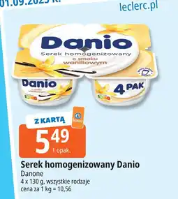 E.Leclerc Serek waniliowy Danone Danio oferta