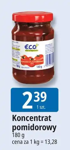 E.Leclerc Koncentrat pomidorowy 20 % Eco+ oferta