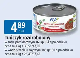 E.Leclerc Tuńczyk rozdrobniony w oleju Eco+ oferta
