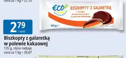E.Leclerc Biszkopty z galaretką o smaku pomarańczowym Eco+ oferta