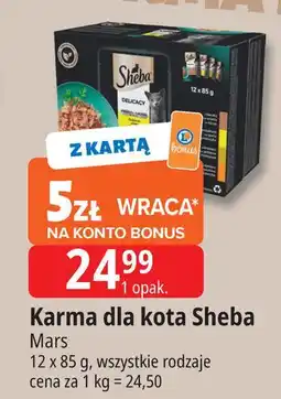 E.Leclerc Karma dla kota z indykiem Sheba Delicacy In Jelly oferta