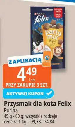 E.Leclerc Karma dla kotów original mix Purina Felix Party Mix oferta
