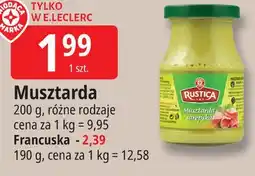 E.Leclerc Musztarda francuska Wiodąca Marka Rustica oferta