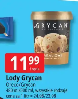 E.Leclerc Lody bakaliowe Grycan oferta