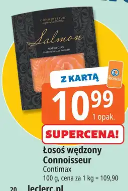 E.Leclerc Łosoś wędzony plastry Connoisseur oferta