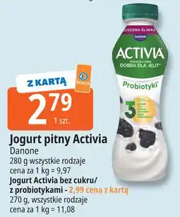 E.Leclerc Jogurt zboża błonnik + probiotyki Danone Activia oferta