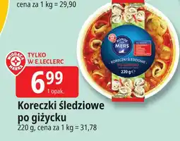 E.Leclerc Koreczki śledziowe po giżycku Wiodąca Marka Ronde Des Mers oferta