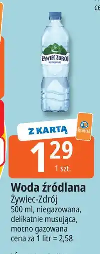 E.Leclerc Woda delikatnie musująca Żywiec Zdrój oferta