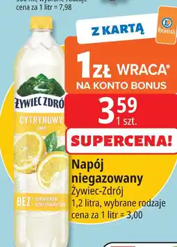 E.Leclerc Napój z sokiem cytrynowy Żywiec Zdrój oferta