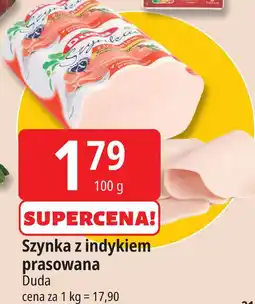 E.Leclerc Szynka z indykiem prasowana Silesia Duda oferta