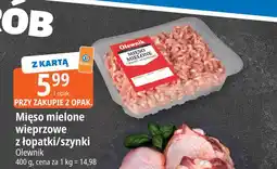 E.Leclerc Mięso mielone wieprzowe z szynki Olewnik oferta
