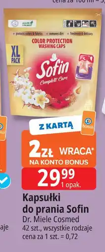 E.Leclerc Kapsułki do prania color protection Sofin Complete Care oferta