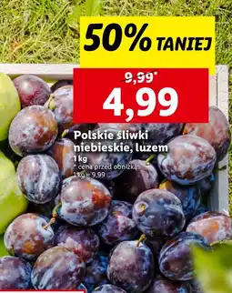 Lidl Śliwki niebieskie polskie Lidl oferta