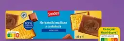 Lidl Herbatniki Sondey z czekoladą mleczną oferta