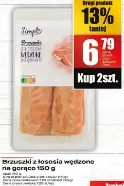 Supeco Bruszki z łososia wędzone na gorąco Supeco oferta