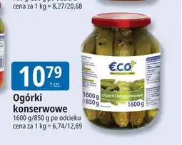 E.Leclerc Ogórki konserwowe €.C.O oferta