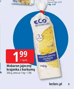 E.Leclerc Makaron €.C.O oferta