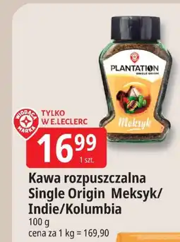 E.Leclerc Kawa rozpuszczalna Plantation oferta