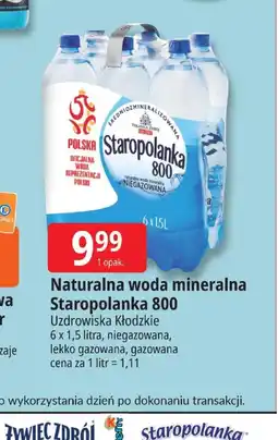 E.Leclerc Woda niegazowana Staropolanka oferta