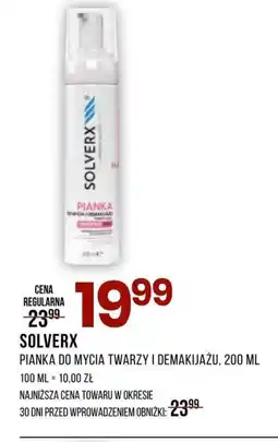 Drogerie Natura Pianka do demakijażu Solverx oferta