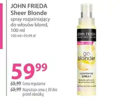 Hebe Spray rozjaśniający do włosów John Frieda oferta