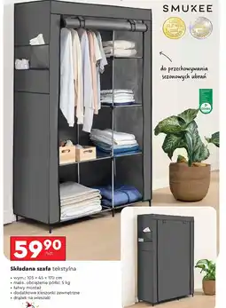 Biedronka Szafa tekstylna Smukee oferta