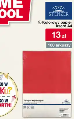 Woolworth Kolorowy papier ksero A4 oferta
