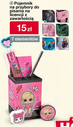 Woolworth Pojemnik na przybory do pisania na licencji z zawartością oferta