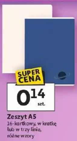 Auchan Zeszyt A5 oferta