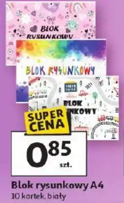 Auchan Blok rysunkowy A4 oferta
