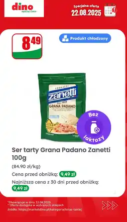 Dino Ser tarty Grana Padano Zanetti bez laktozy oferta