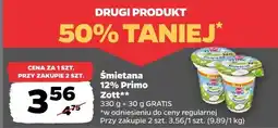 Netto Śmietana 12% Primo Zott oferta