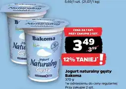 Netto Jogurt naturalny gęsty Bakoma oferta