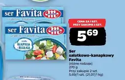 Netto Ser sałatkowo-kanapkowy, różne rodzaje Favita oferta